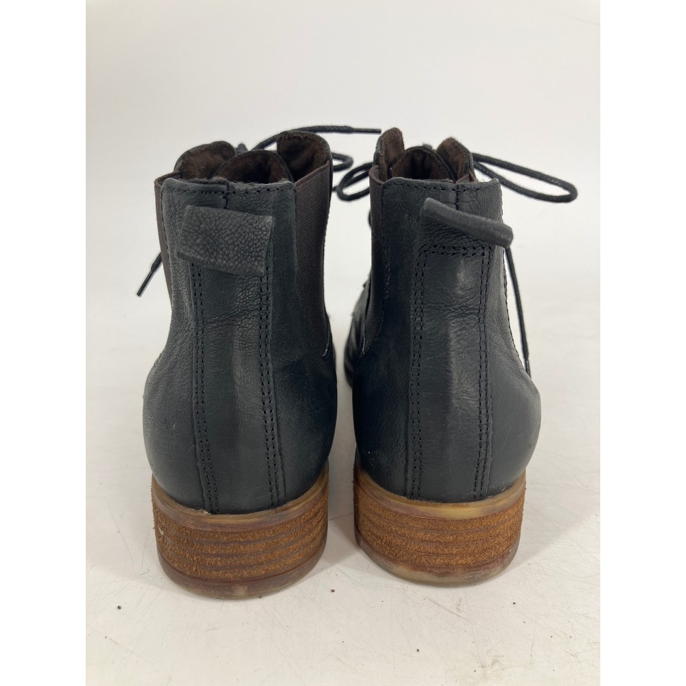 Josef Seibel Sienna 05 Ankle Boots Womens 38 Black Leather Cap Toe Lace Up - Picture 3 of 9